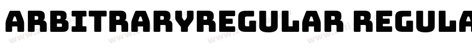 ArbitraryRegular Regular字体转换